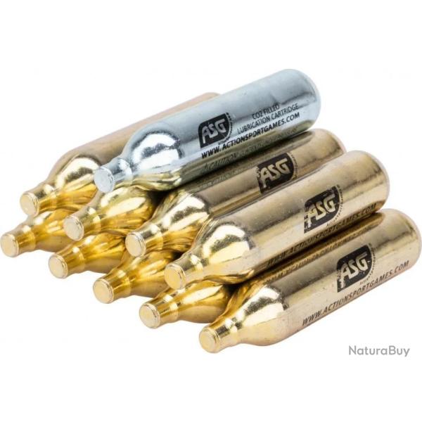 Cartouches CO2 12g Ultrair x9 et 1 Cartouche d'Entretien - ASG