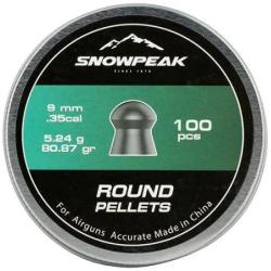 Plombs Ronds 9mm x100 Snowpeak