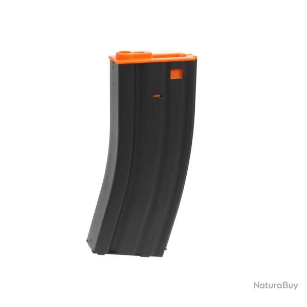 Chargeur AEG 300 Billes M4 en M�tal Noir et Orange - S&T