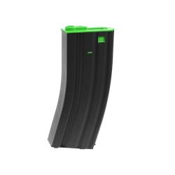 Chargeur AEG 300 Billes pour M4 M&eacute;tal Noir et Vert - S&T