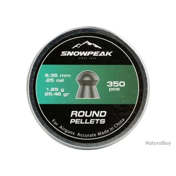 Plombs Ronds C6.35 x350 Snowpeak