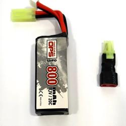 Batterie Li-Po 11,1V 800mAh 3*602562P Stick Tactical Ops