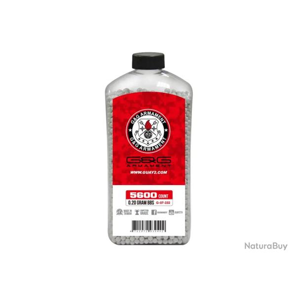 Billes 0.20g Perfect en Bouteille de 5600 G&G Armament