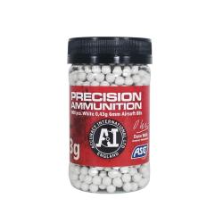 Billes 0.43g Blanches en Bouteille de 1000 - ASG