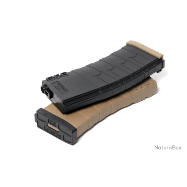 Chargeur AEG 120 Coups GR16 Noir et Tan - G&G Armament