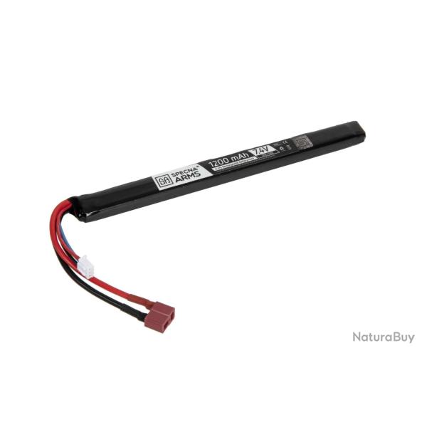 Batterie Li-Po 7.4V 1200mAh 20C/40C - T-Connect Deans pour R�pliques AK - Specna Arms