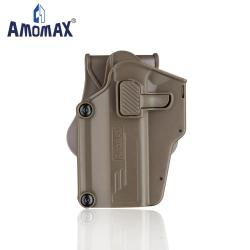 Holster Rigide Amomax G2 Universel pour Gaucher Tan