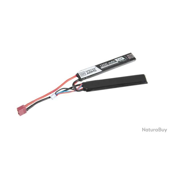 Batterie Li-Po 7.4V 1200mAh 2 Sticks Dean - Specna Arms