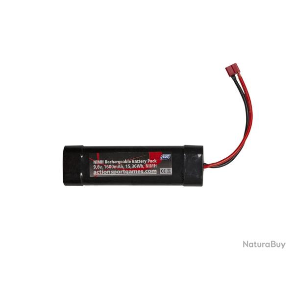 Batterie NiMH 9.6V 1600 mAh 1 Stick T-Dean - ASG