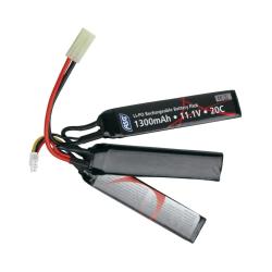 Batterie Li-Po 11.1V 1300mAh 3 Sticks - ASG