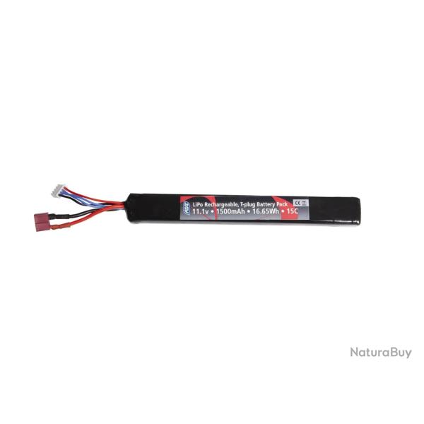 Batterie Li-Po 11.1V 1500mAh 16.65Wh T-Plug 1 Stick ASG