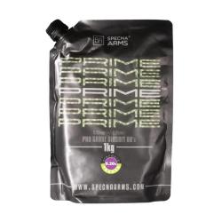 Billes 0.20g Prime Tra&ccedil;antes Vertes en Sachet 1kg - Specna Arms