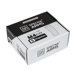 Bo&icirc;te de 5 Chargeurs AEG 120 cps M4 Tan - Specna Arms