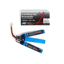 Batterie Li-Fe 9.9V 1400mAh 3 Sticks ASG