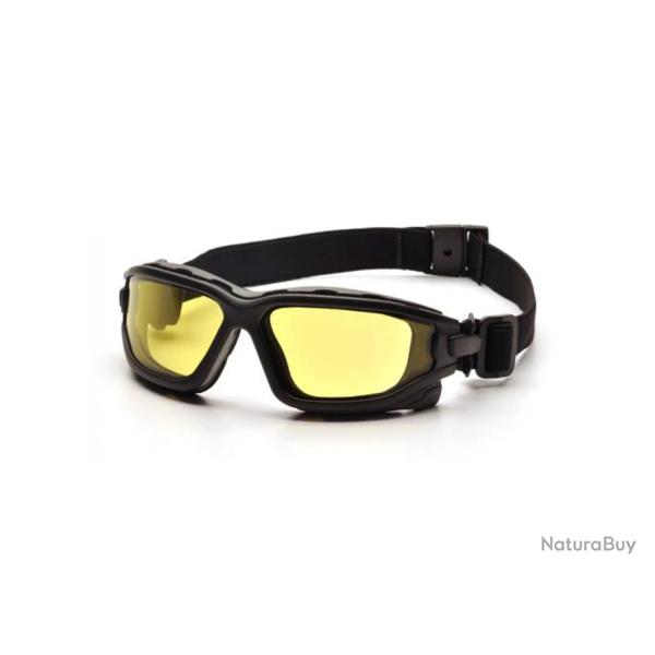 Lunettes de protection CE double lentille jaune ASG