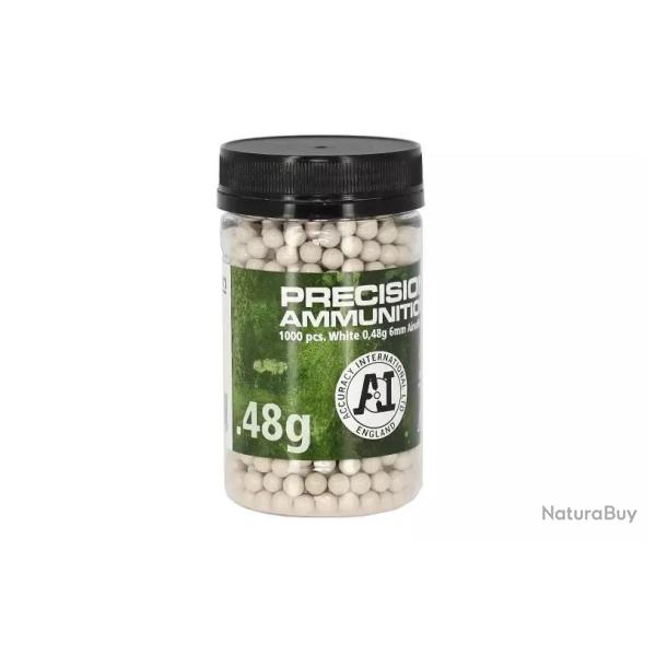 Billes Bio 0.48g Accuracy en Pot de 1000 ASG