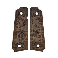 Plaquettes en Bois PT1911 Jack Daniel's - MBT Grips