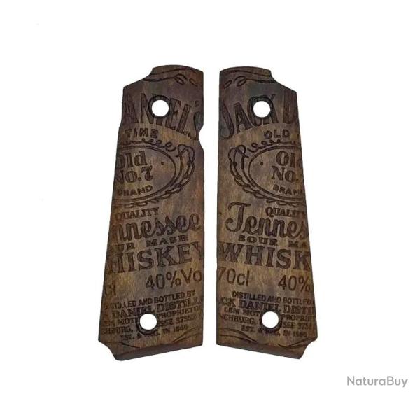 Plaquettes en Bois PT1911 Jack Daniel's - MBT Grips
