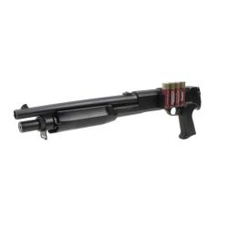 Fusil &agrave; Pompe 6mm M3 Short Ressort Noir - S&T