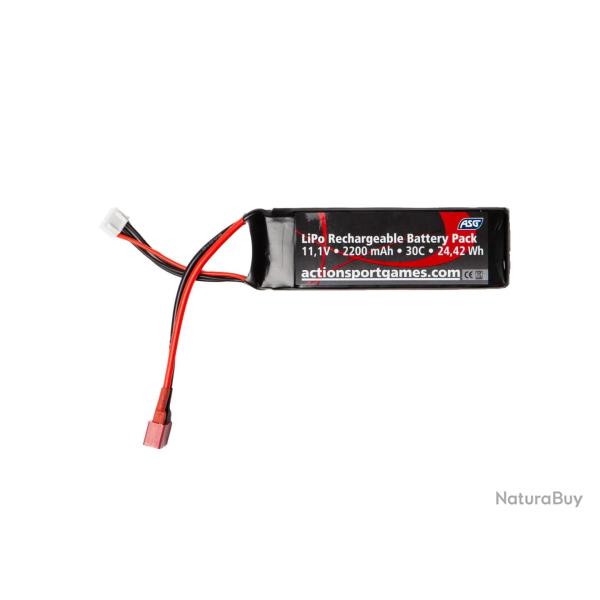 Batterie Li-Po 11.1V 2200mAh 1 Stick ASG