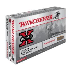 Balles 300WM Super X Power Point 180gr x20 Winchester