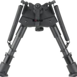 Bipied 6-9 Carbone Grenadi&egrave;re et Rail Picatinny Pieds R&eacute;tractables Rokstad