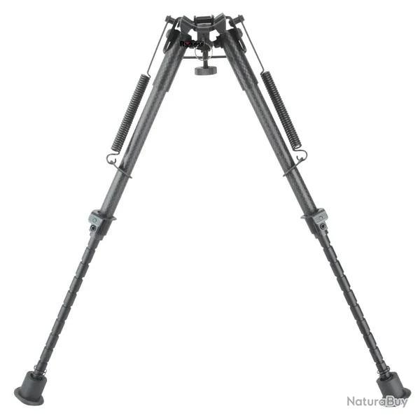 Bipied 9-13,5 Carbon avec Grenadi�re pour Rail Weaver, Pieds R�tractables 6N - Rokstad