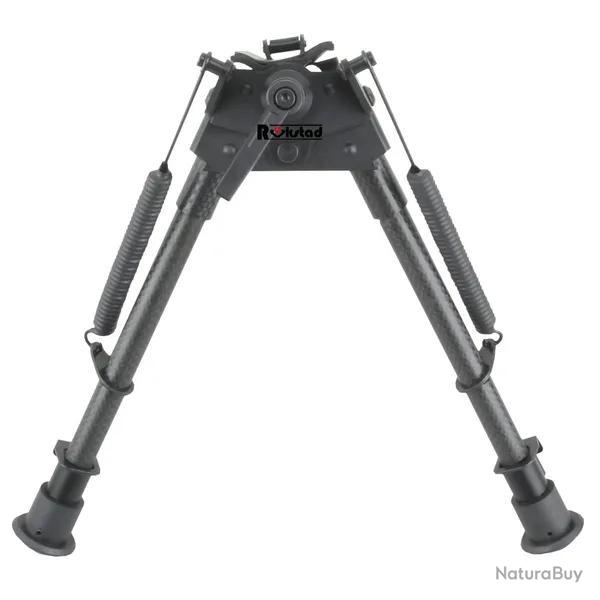 Bipied 9-13.5 en Carbone pour Grenadi�re et Rail Weaver avec Pieds R�tractables - Rokstad