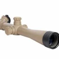 Lunette de Vis&eacute;e 4x32E avec R&eacute;ticule Rouge/Vert (Tan) - Tactical Ops