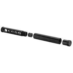 Silencieux Adamantium 150 Diam&egrave;tre 27 Noir et Fibre Rouge - SAPL