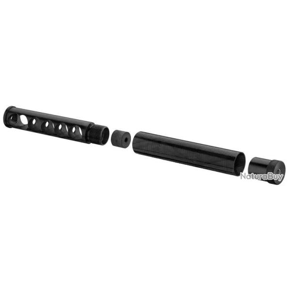 Silencieux Adamantium 150 Diam�tre 27 Noir et Fibre Rouge - SAPL