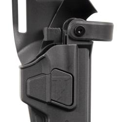 Holster Double R&eacute;tention Level 3 pour Taurus TH9 et G3 Noir - Cytac