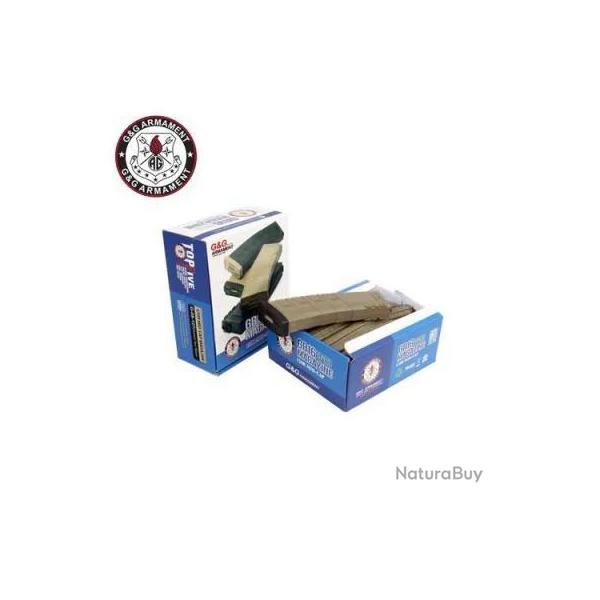 Pack de 5 Chargeurs 120 Coups GR16 Tan et Noir G&G Armament