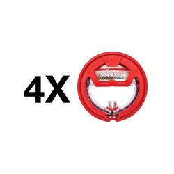 Pack de 4 C&acirc;bles de Nettoyage Bore Boss .357 Cal / .38 Cal / 9mm - Real Avid