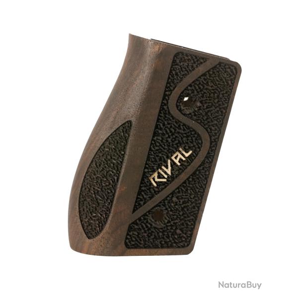Poign�e en Bois Noyer avec Logo pour Rival-S Canik