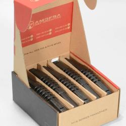 Chargeur AEG 140 Coups avec Balles Apparentes - Bo&icirc;te de 5 - Tan - Ares