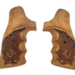 Poign&eacute;e Bois Ergonomique Logo Taurus - MBT Grips