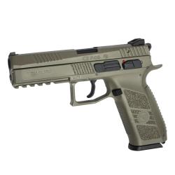 Pistolet 6 mm CZ P-09 &agrave; gaz blowback tan ASG