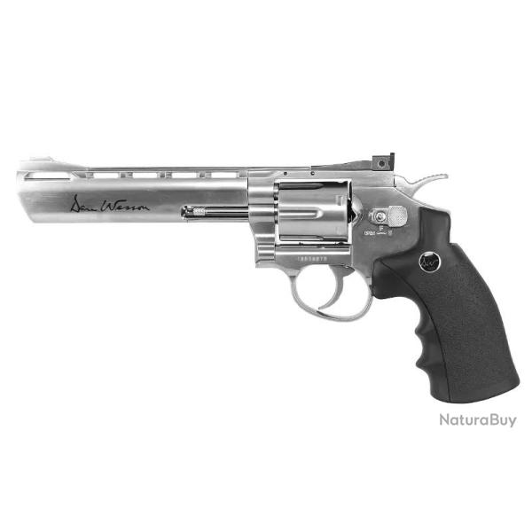 Revolver 6mm Dan Wesson 6'' CO2 Silver - ASG