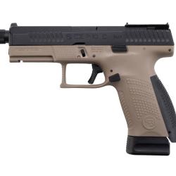Pistolet 6mm CZ P10C OR-OT CO2 Blowback Noir et Tan ASG