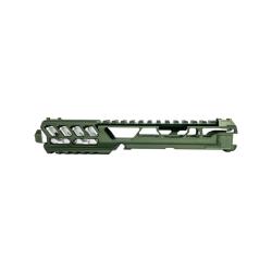 Culasse AAP01 Fuku-2 CNC Skeleton Army Green et Silver - CTM Tac