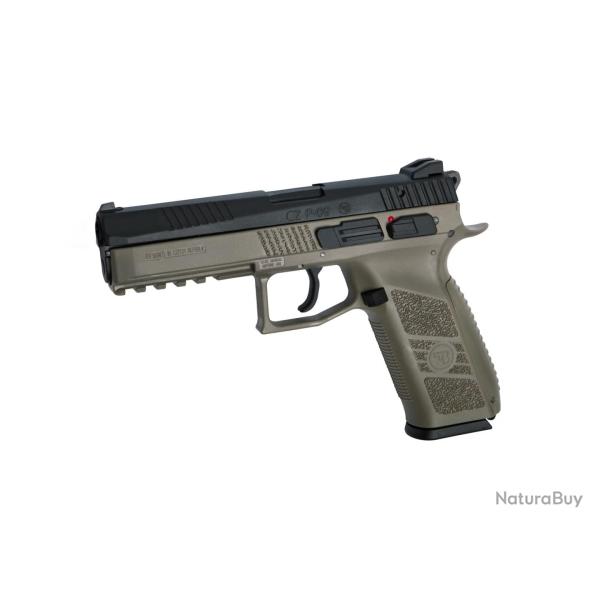 Pistolet 6mm CZ P09 Gaz Blowback Tan et Noir ASG
