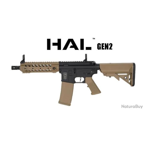 R�plique Longue 6mm SA-F01 Flex Hal ETU G2 Half Tan Specna Arms