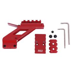 Rail Optique en Aluminium Rouge - Canik