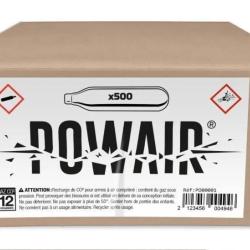 Cartouches CO2 12gr x 500 Powair