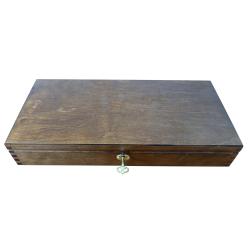 Coffret en Noyer R&eacute;plique Colt/RM en Bois Vernis - Pietta