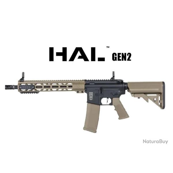 R�plique Longue 6mm SA-F09 Flex HAL G2 Noire et Tan Specna Arms