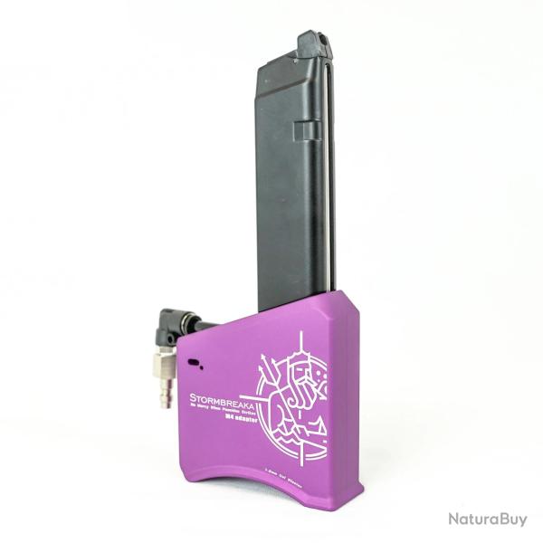 Adaptateur HPA GBB pour Chargeur M4 Violet - Poseidon
