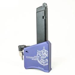 Adaptateur HPA GBB pour Chargeur M4 Bleu Poseidon
