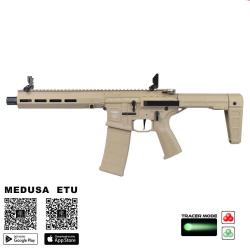R&eacute;plique Longue AEG Theseus Medusa PDW Tracer Tan Poseidon